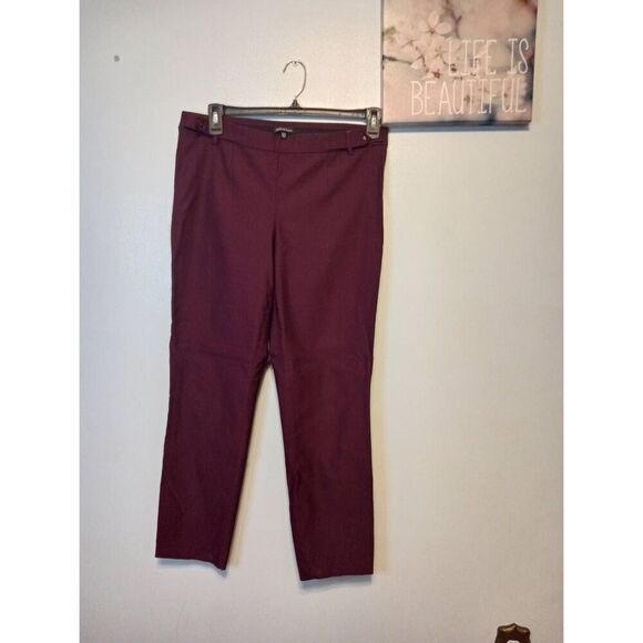 No Brand Pants - Violet's & Rose's Stitch Fix Harrietta Skinny Pant Maroon 14/32